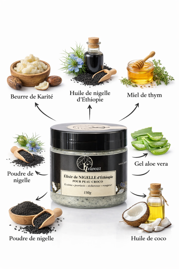 Chantilly extraordinaire à la Nigelle d’Éthiopie – Peaux à Eczéma & Psoriasis-150ml-