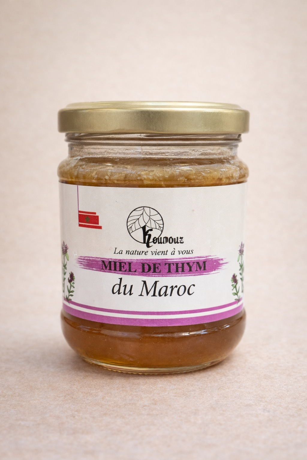 Miel de thym du Maroc 250 g – pur, arôme intense — Kounouz