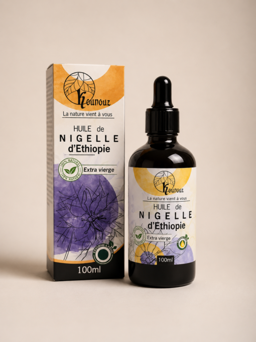 Huile de nigelle d’Éthiopie pure 100 ml — Kounouz