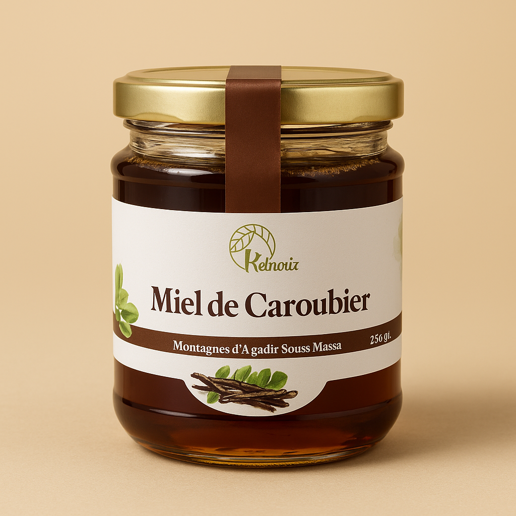 Miel Caroubier du Maroc-250G-