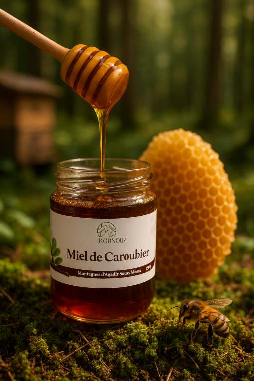 Miel Caroubier du Maroc-250G-