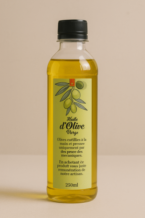 Huile d'olive pure du Maroc -250ml-