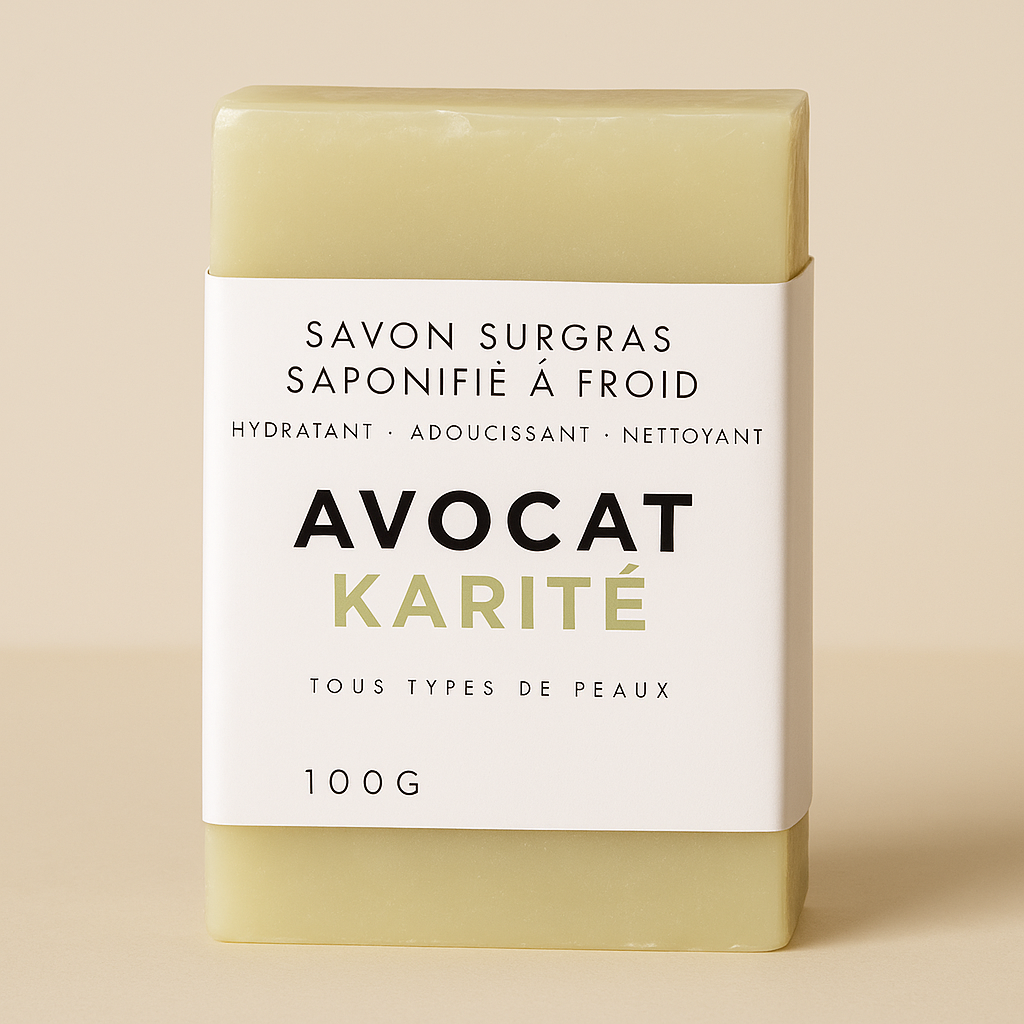 Savon Artisanal à l’Avocat ' Karité – 100g — Kounouz