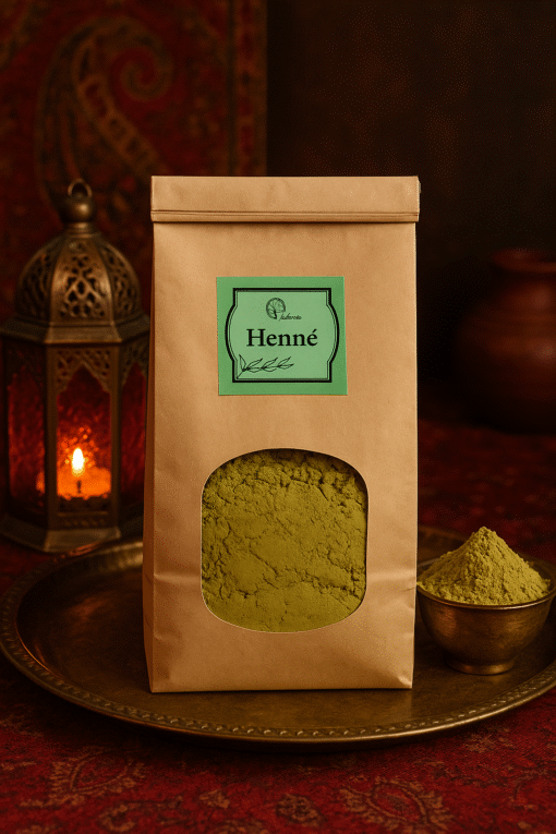 🌿 Henné Naturel en Poudre – Kounouz (480 g)