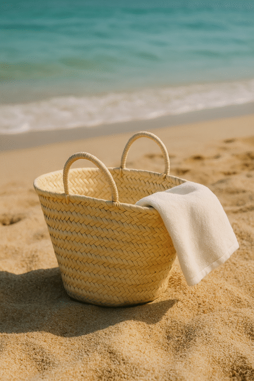 🧺 Panier en Feuilles de Palmier – Kounouz