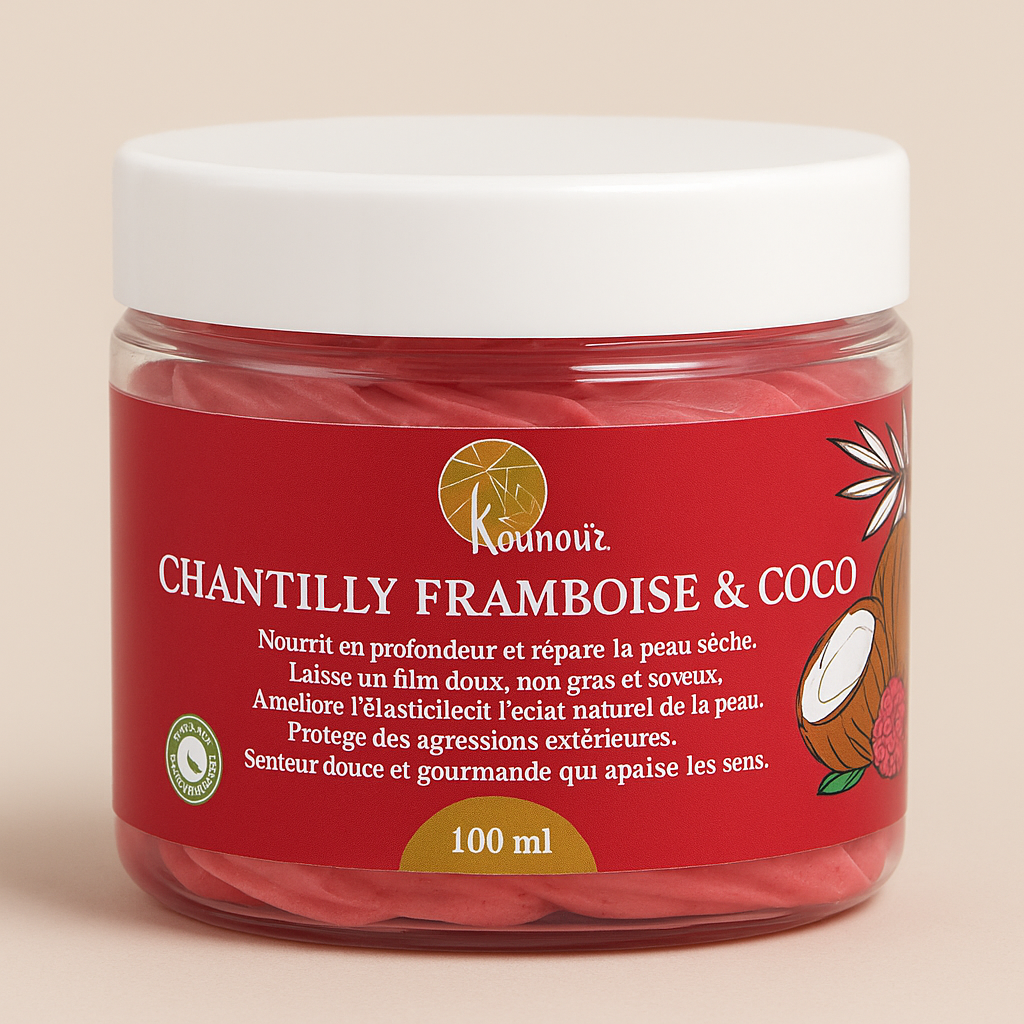 🧴 Chantilly Framboise ' Coco – Kounouz-100 ml — Kounouz