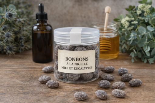 🍬 Bonbons à la Nigelle – Miel & Eucalyptus-50G-