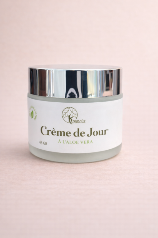 🌿 Crème de Jour à l’Aloe Vera  45 g – Soin quotidien visage