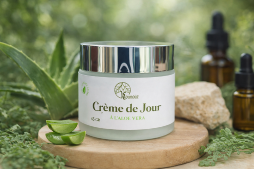 🌿 Crème de Jour à l’Aloe Vera  45 g – Soin quotidien visage