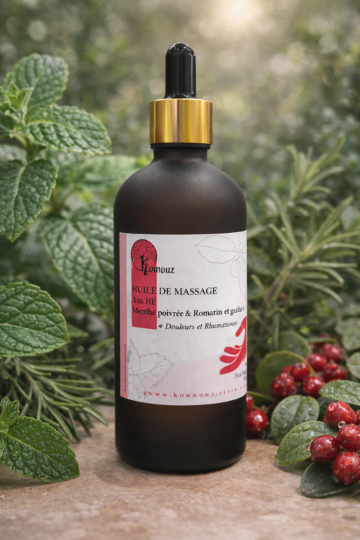 Huile de massage: Douleurs et Rhumatismes-100ml-