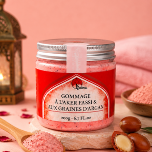 🌹 Gommage à l’Aker Fassi ' aux Graines d’Argan – 200 g — Kounouz