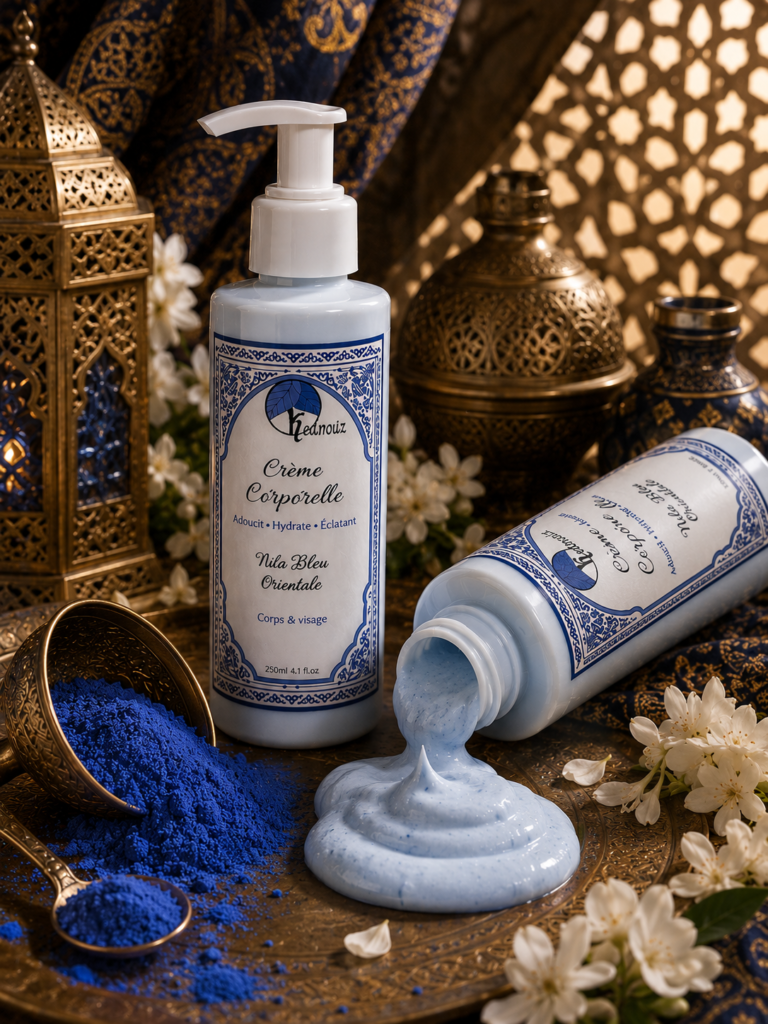 Créme corporelle Nila bleu orientale-120 ml- — Kounouz