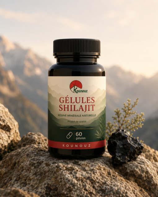 Gélules de shilajit pur – complément alimentaire — Kounouz