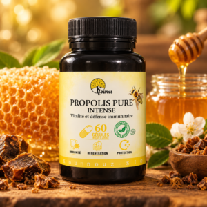 Propolis pure intense Kounouz — 60 gélules dosées à 300 mg